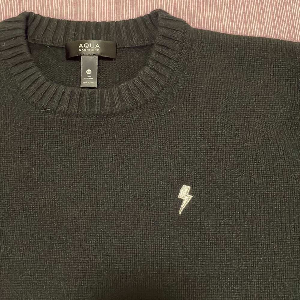 Aqua Cashmere Sweater XS - Picture 2 of 4